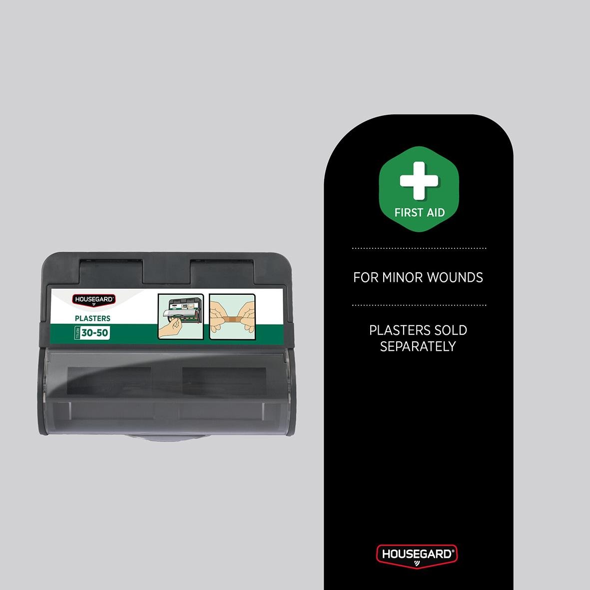 Plåsterautomat Housegard för mindre sår, plåster säljs separat