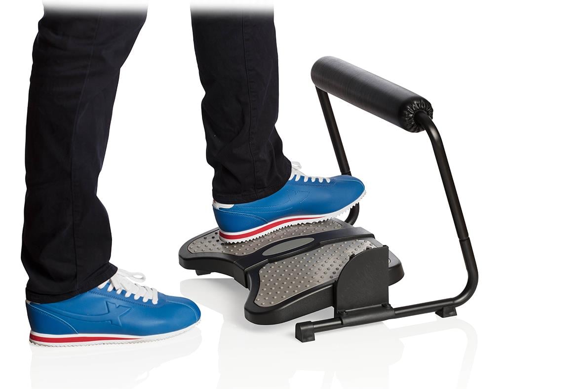 Fotstöd Sun-Flex stå-/sittstöd med fotplatta och handtag för stöd vid stående och sittande