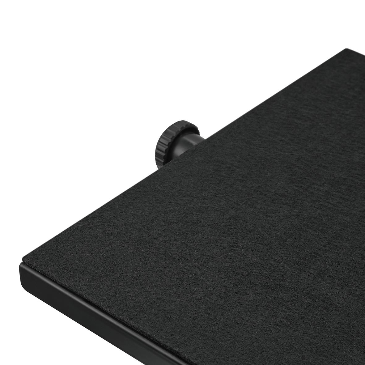 Svart fotstöd Sun-Flex Relax med justerbar höjd