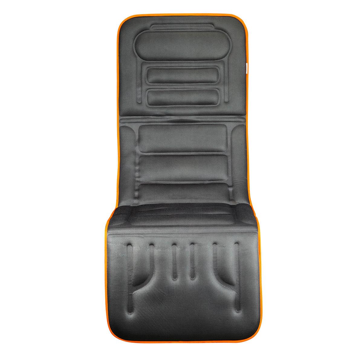 Massagematta Medivon Cosy Vibra i svart med orange kant