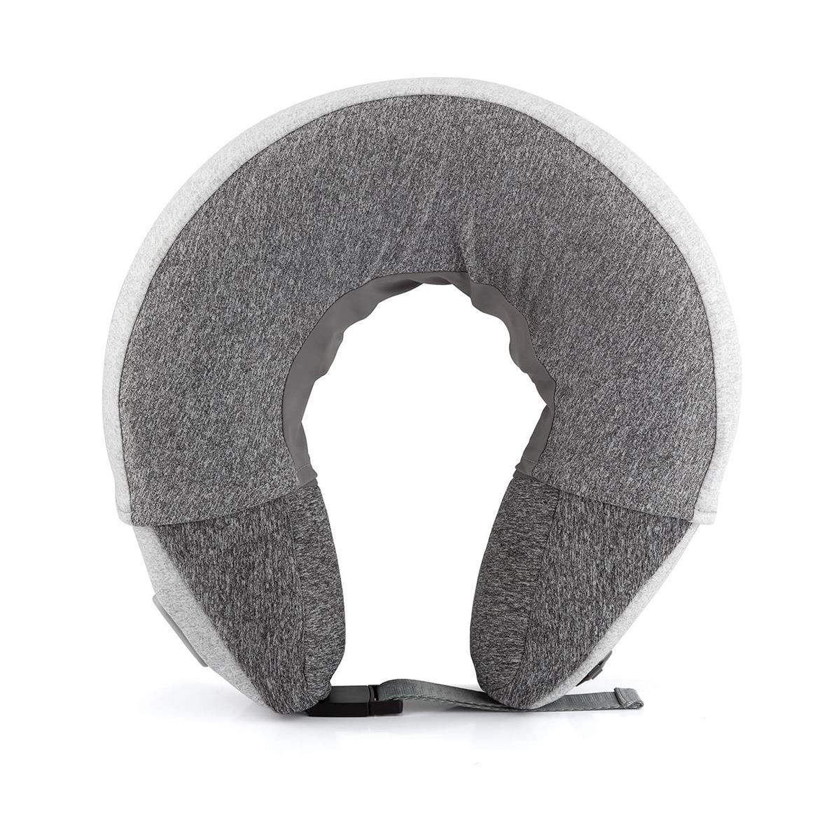 Nackmassageapparat Medivon Puffy i grått med vadderad nackkudde