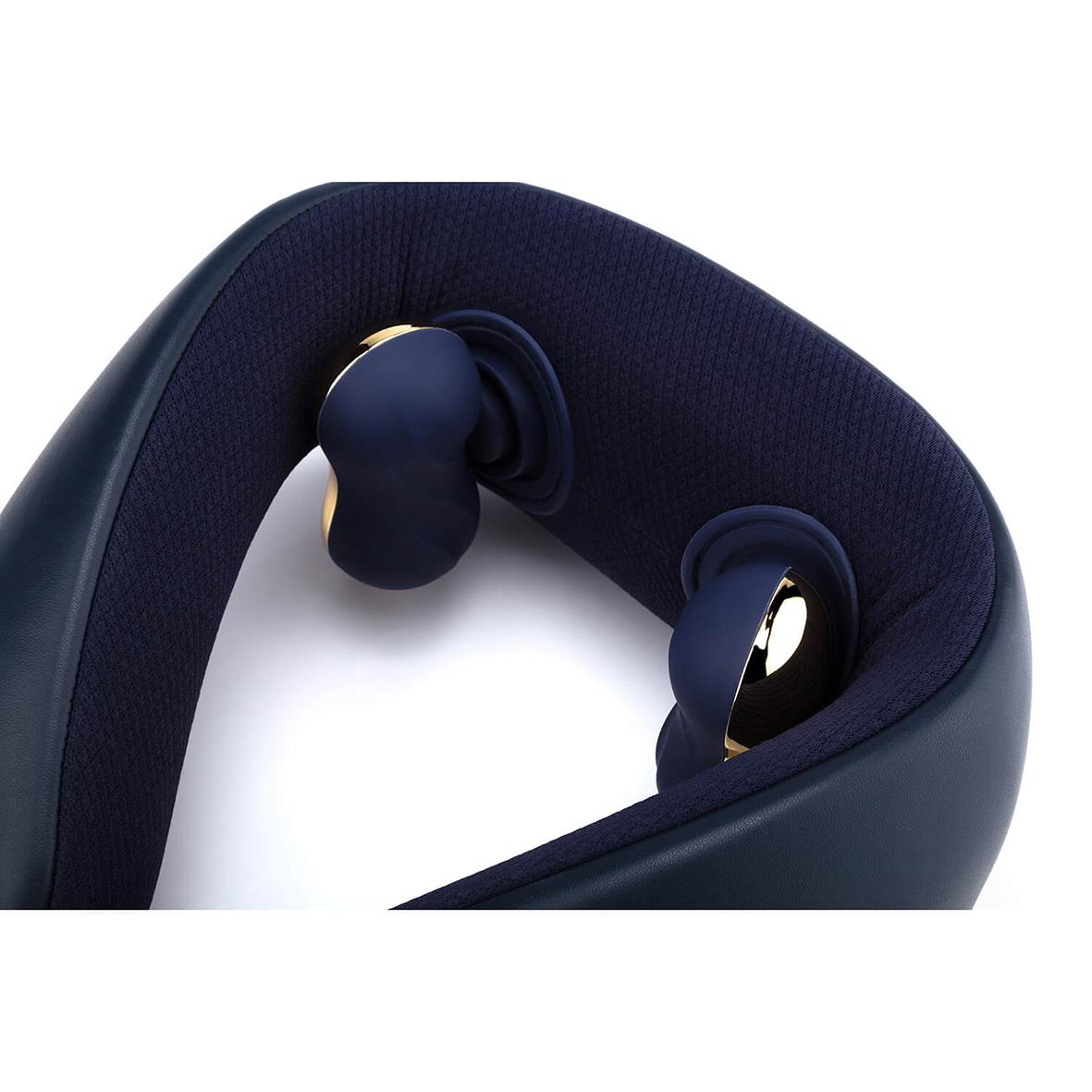 Blå nackmassageapparat Medivon Grand med inbyggda massageknappar och ergonomisk design