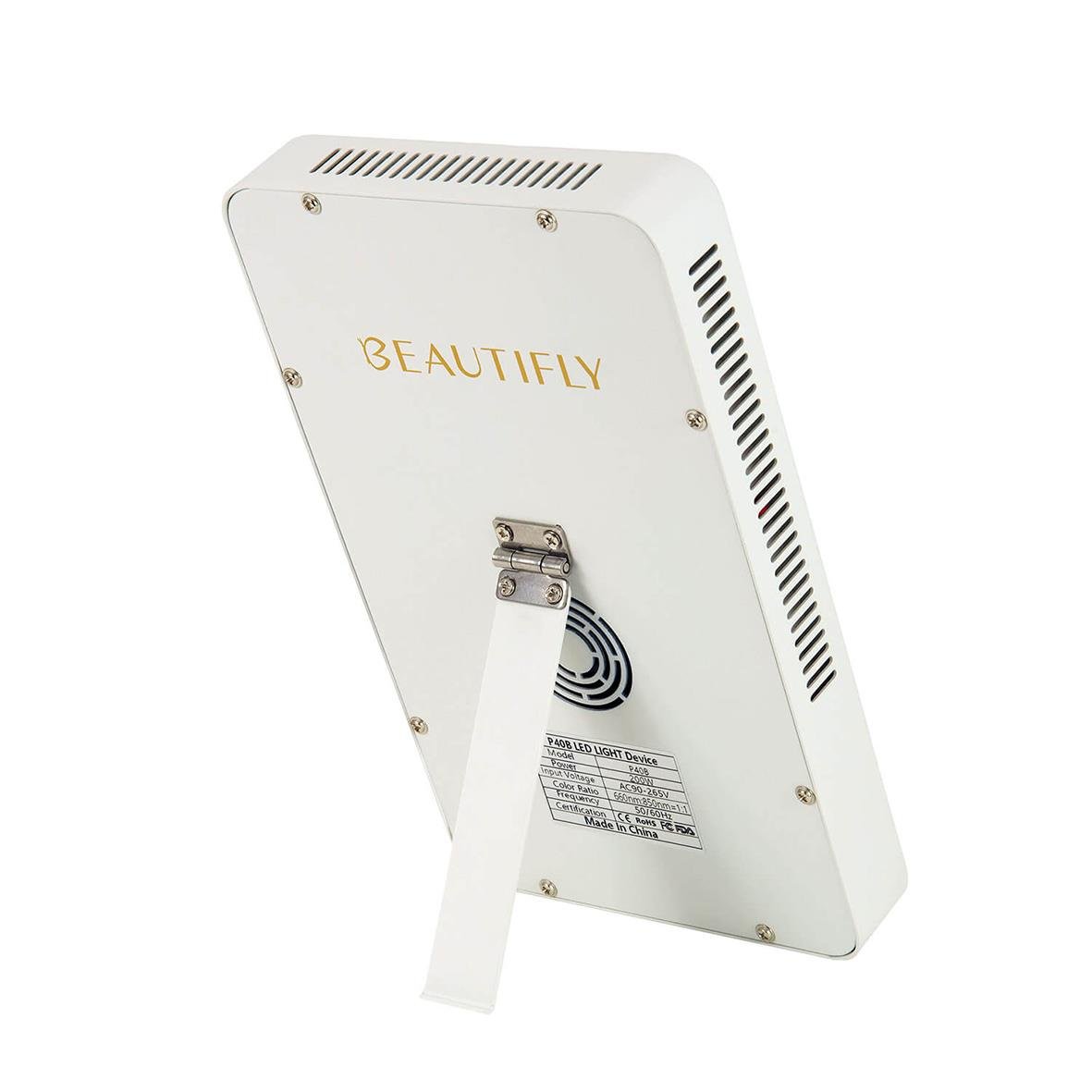 Ljusterapispegel Beautifly SkinPure Therapy i vitt design