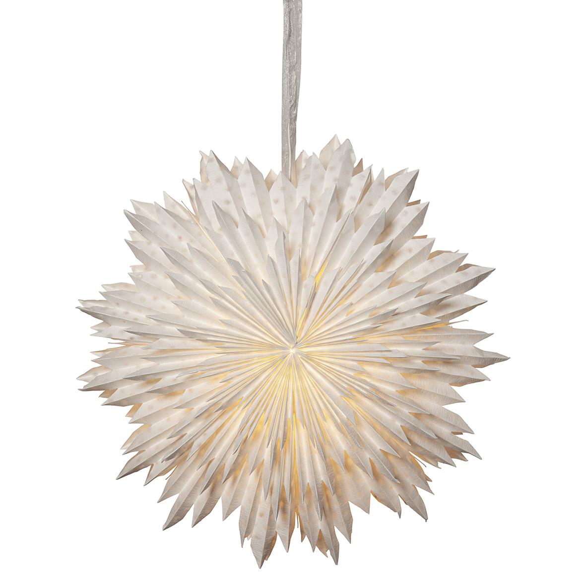 Julstjärna Cloud1 vit 60cm, dekorativ julstjärna i papper med stjärnform