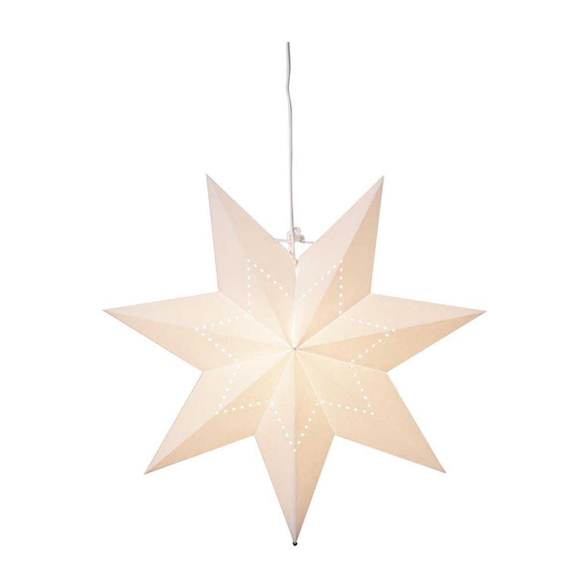 Julstjärna Lysa 43cm i vitt med belysning