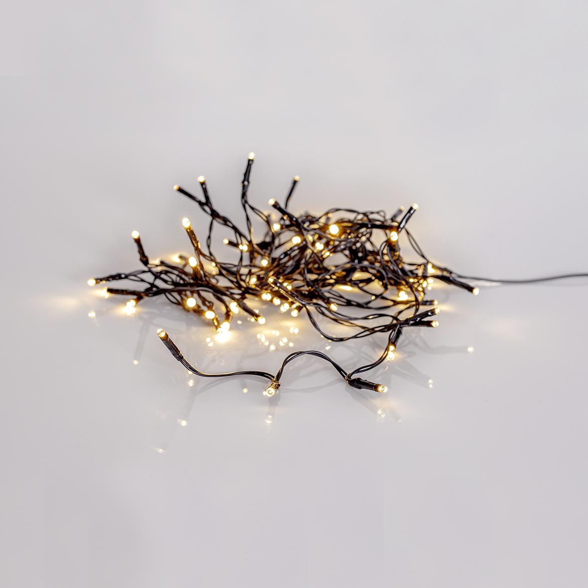 Ljusslinga med 80 LED-lampor på 5,5 meter, dekorativ belysning