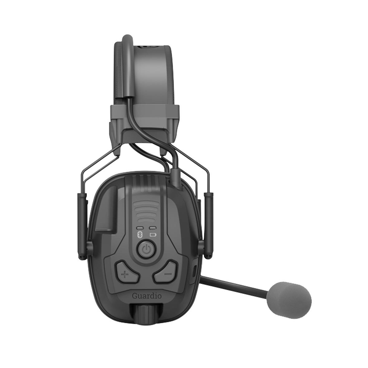 Hörselkåpa Guardio Freebird BT med mikrofon och justerbar design