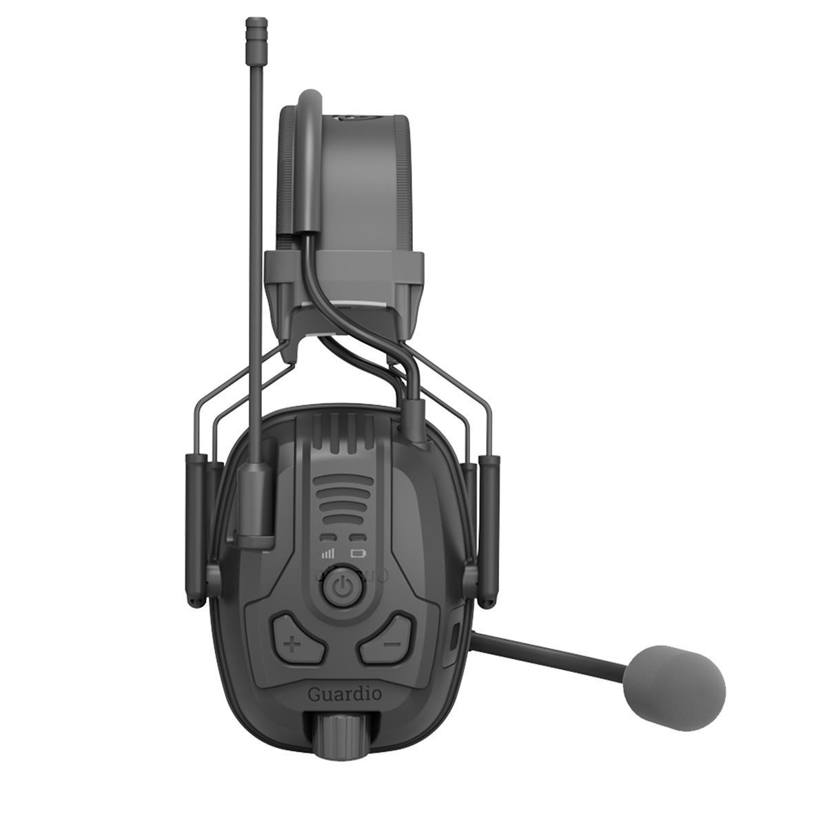 Hörselkåpa Guardio Freebird COM med mikrofon och justerbar design