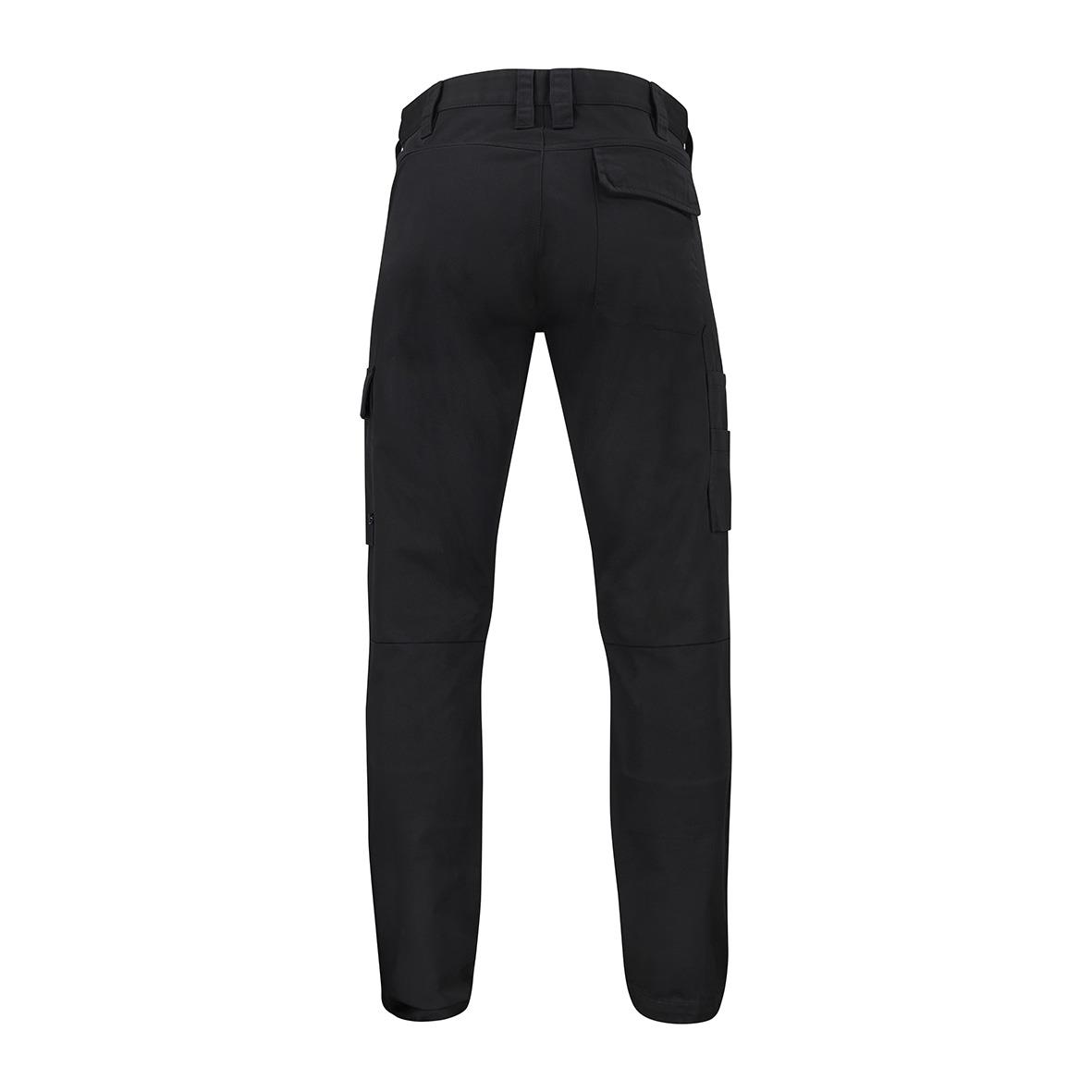 Svarta servicebyxor Texstar FP46 C44 med fickor och justerbar midja