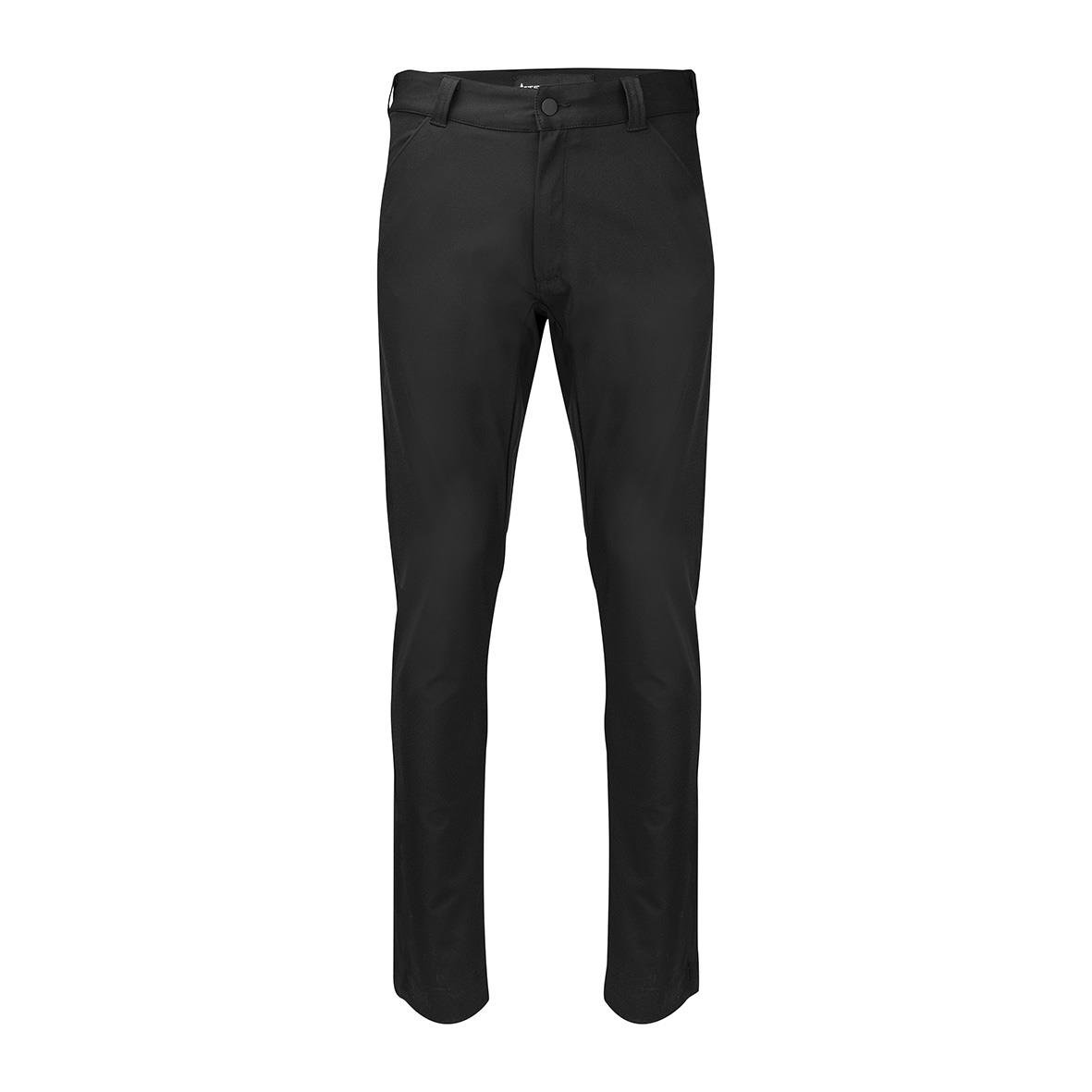 Svarta stretchbyxor i midjepassform från Texstar i storlek 28/30