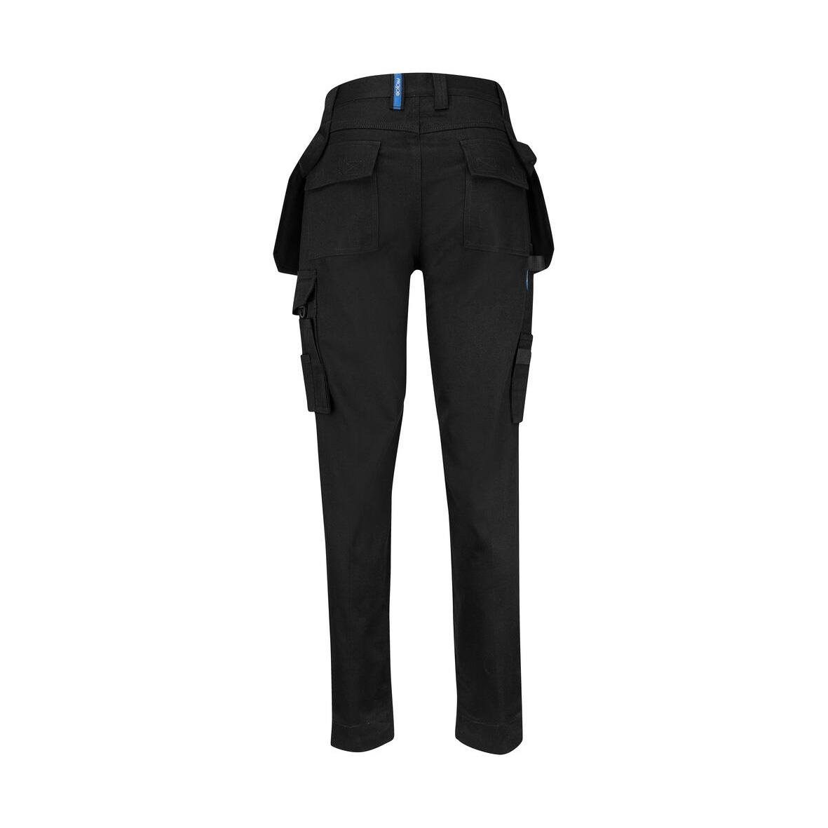 Svarta hantverksbyxor Projob 5563 Dam C48 med flera fickor och justerbar passform