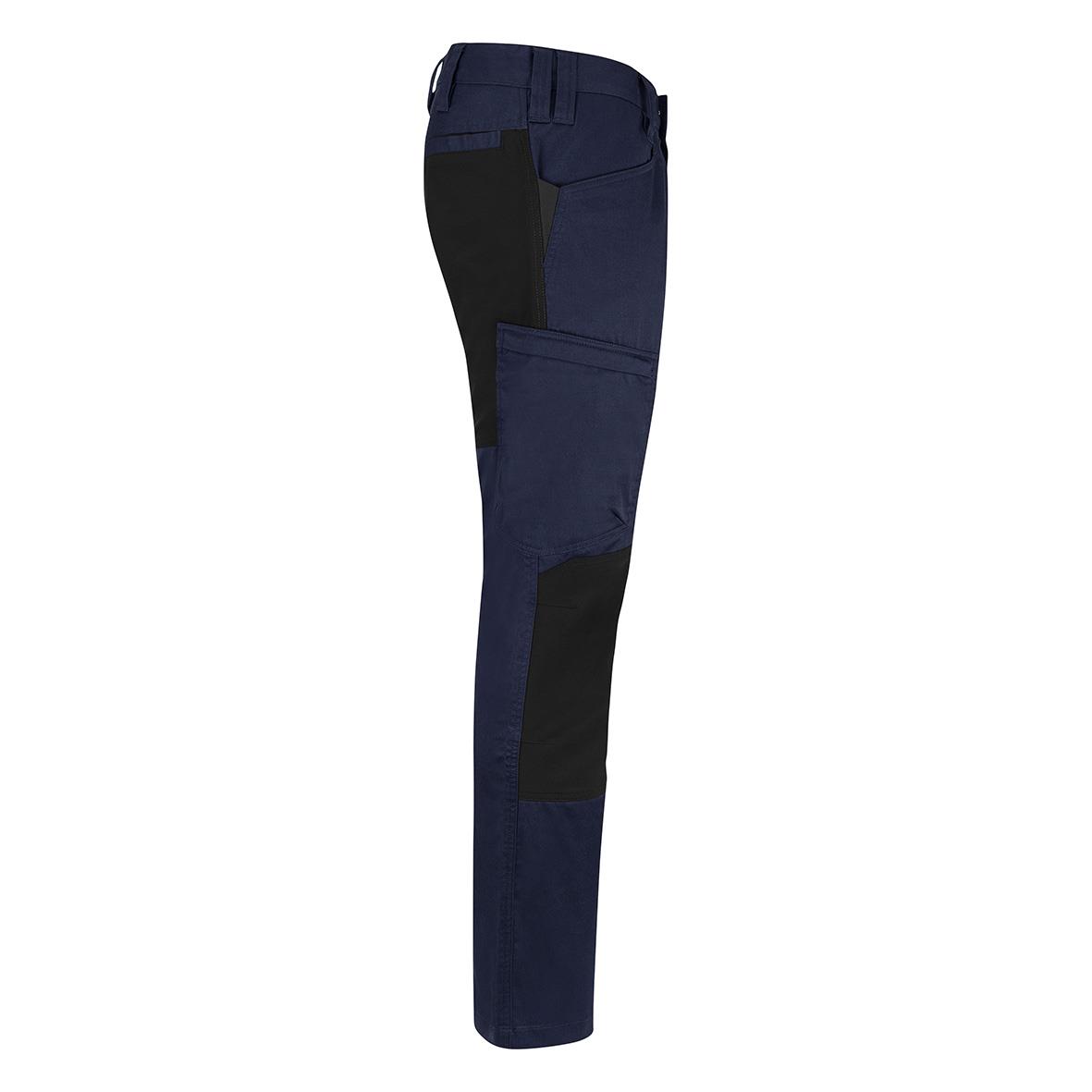 Servicebyxa Texstar FP49 Navy/Svart 28/30 med mörka och blå paneler