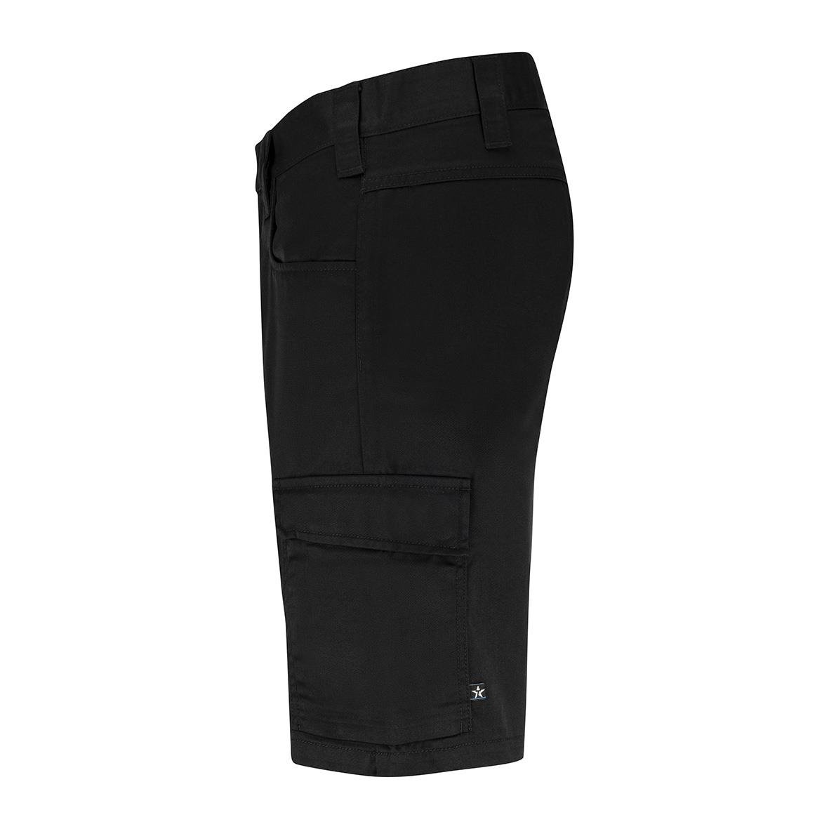 Svarta servicehorts Texstar FS20 med flera fickor och C46 storlek