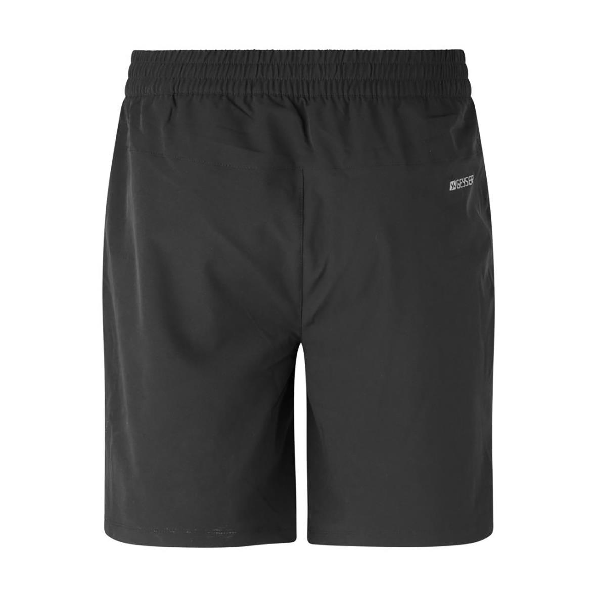 Svarta aktivitetsshorts i storlek 2XL med elastisk midja