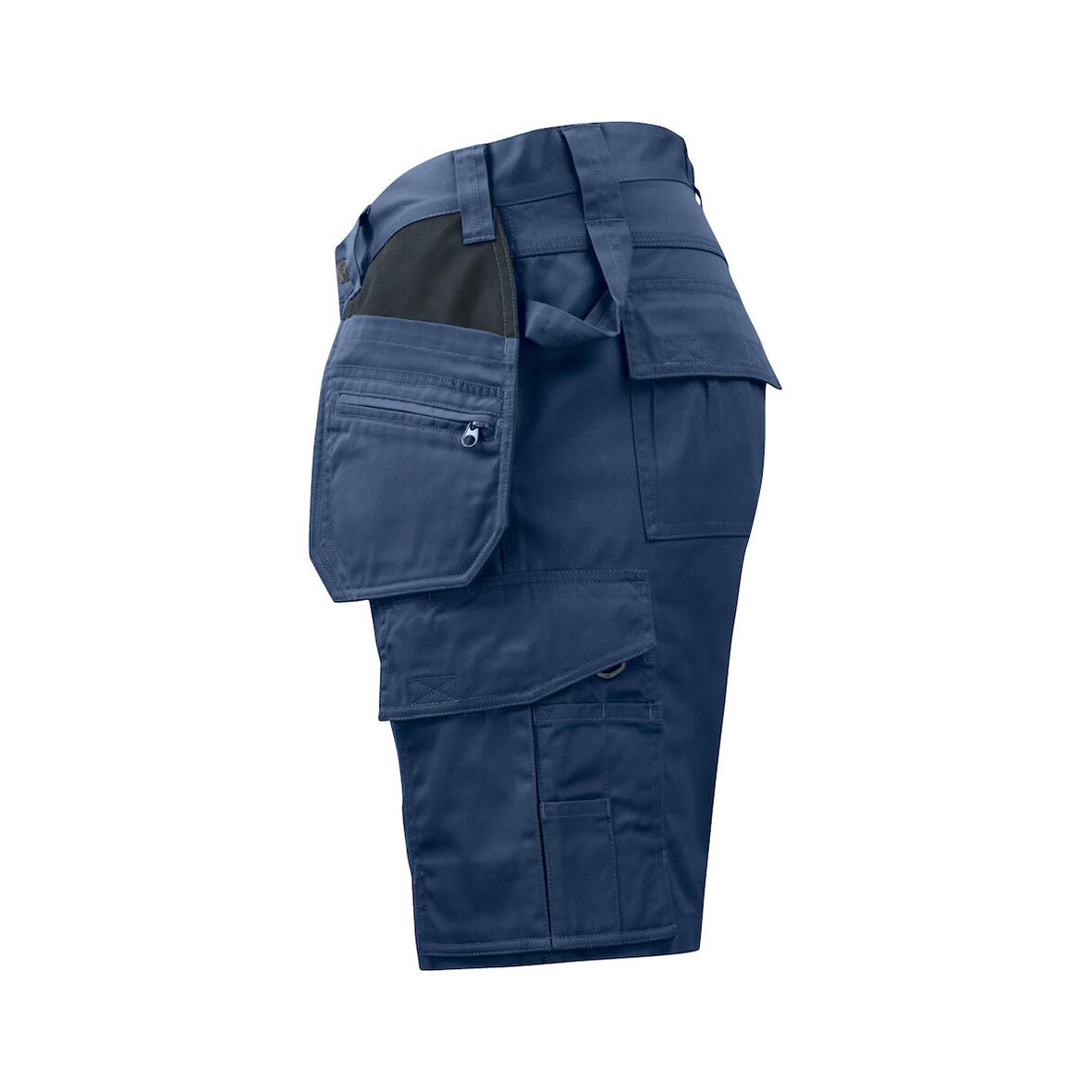 Marinblå hantverksshorts Projob 5535 med flera fickor och slitstarkt material