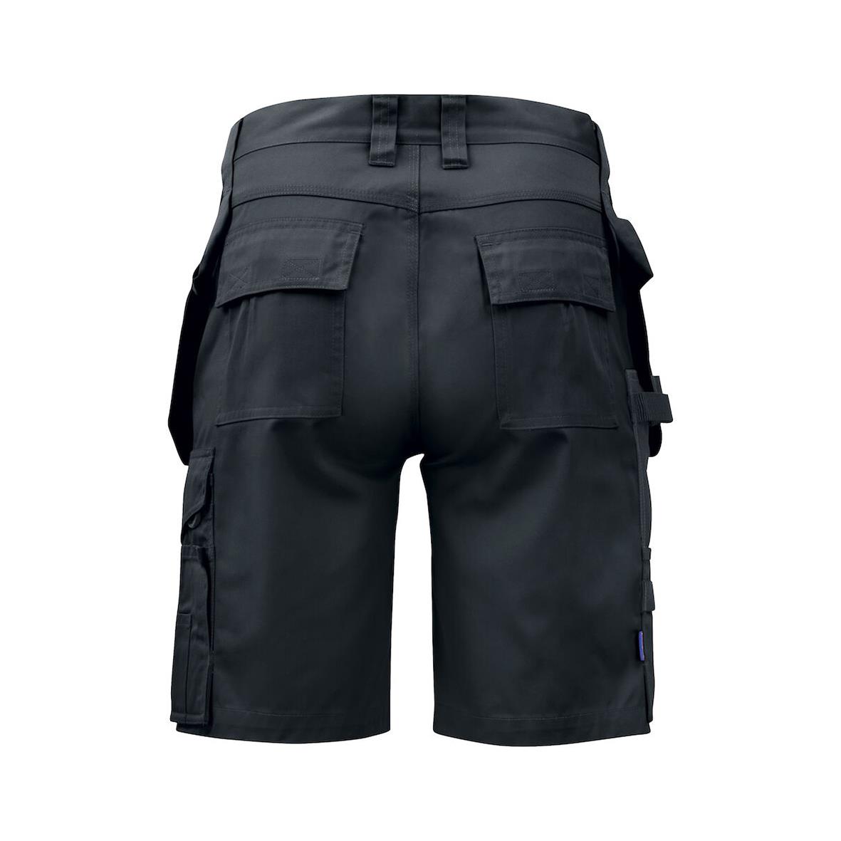 Svarta hantverksshorts Projob 5535 med flera fickor och justerbara detaljer