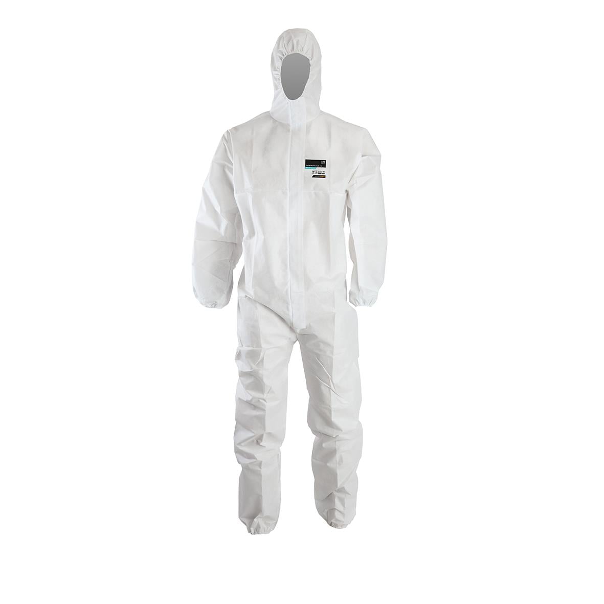 Vit korttidsoverall Worksafe ProTect 110 Typ 5/6 i storlek XXXL