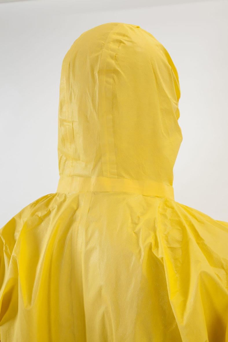 Gul korttidsoverall Worksafe Protect 310 3/4/5 sett framifrån