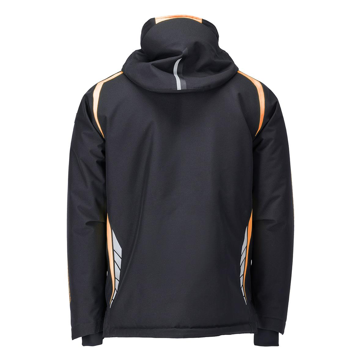 Vinterjacka Mascot 23035-231 mörk marin med orange detaljer, storlek 2XL