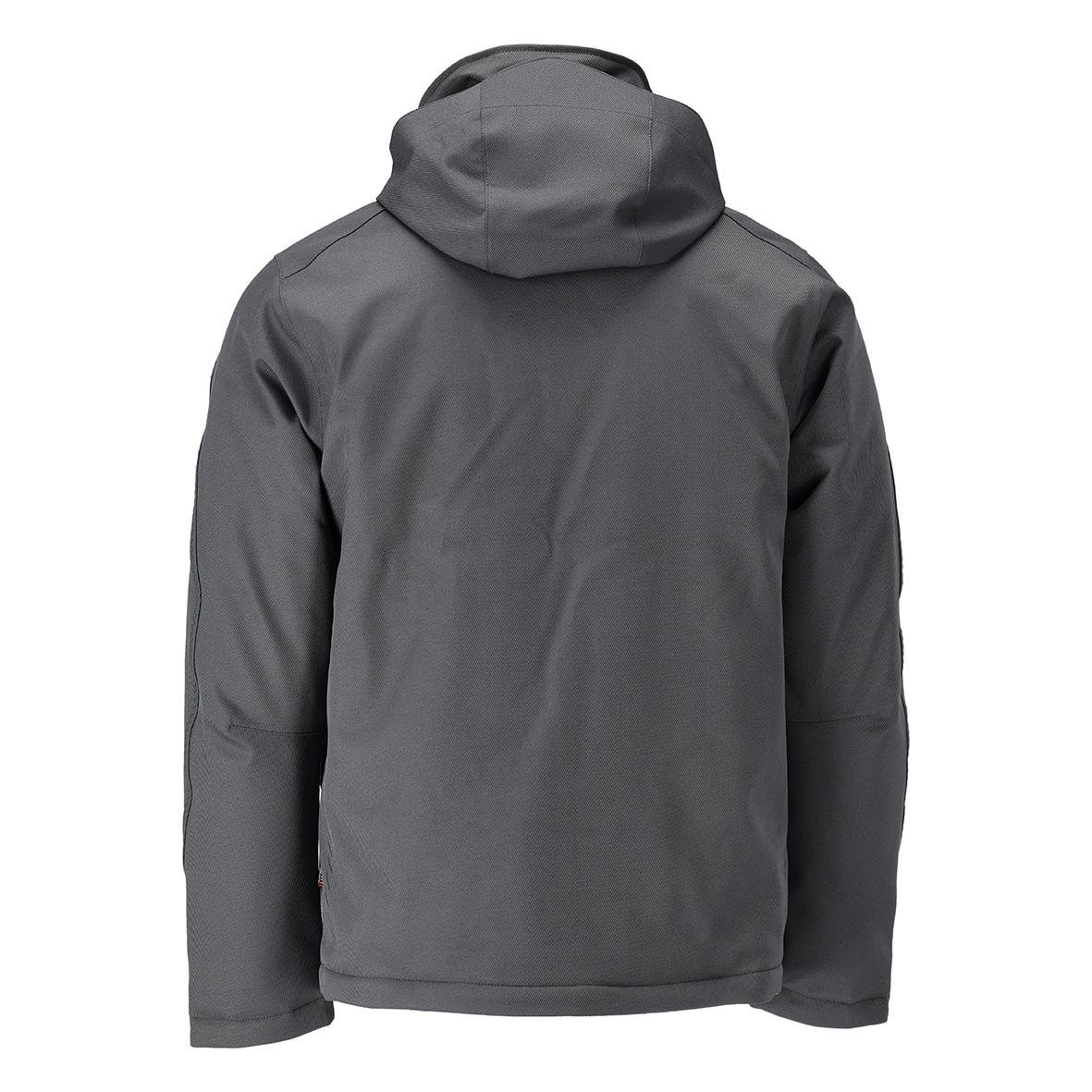 Vinterjacka i stengrå färg från Mascot i storlek 2XL, sett bakifrån