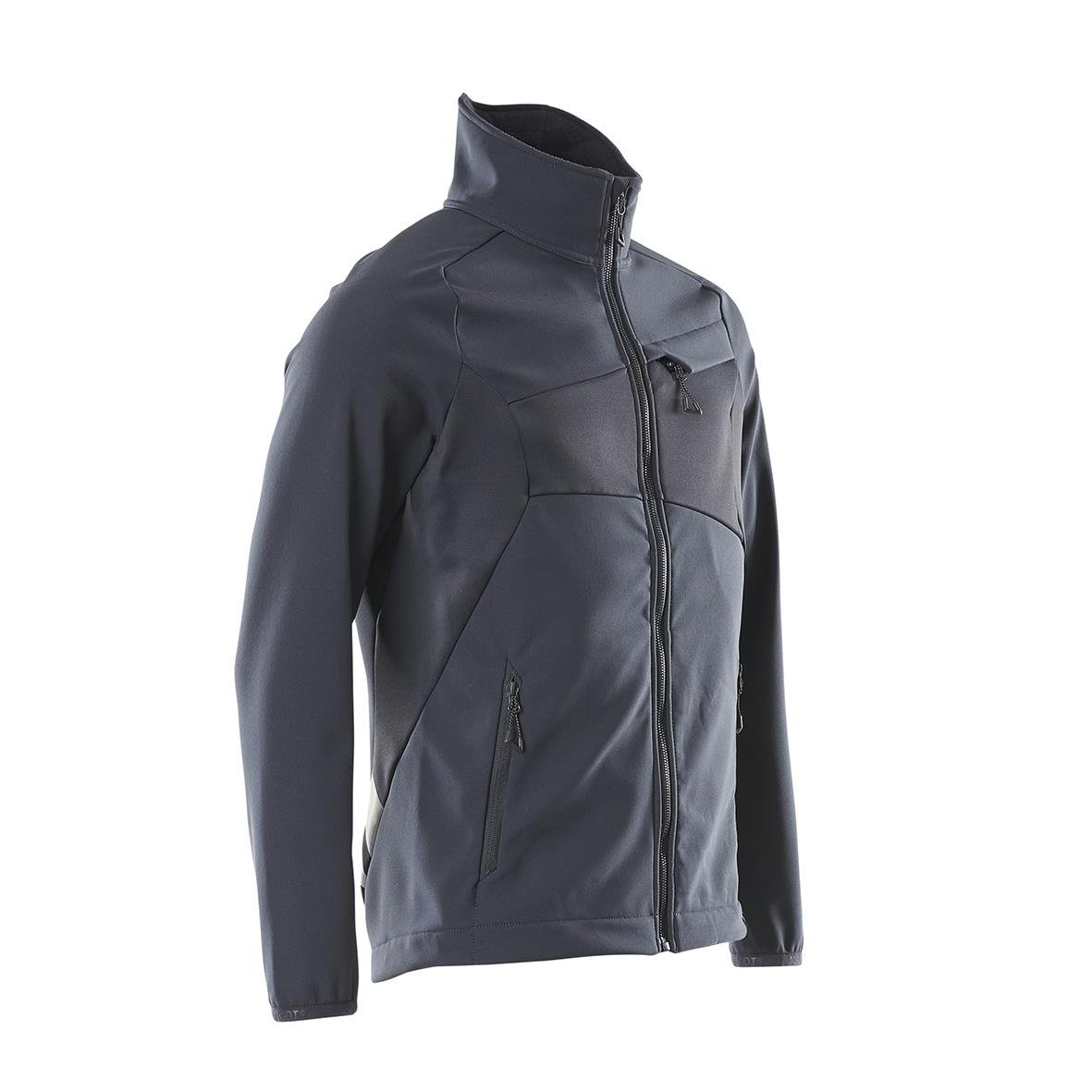 Mörk marin softshelljacka från Mascot i storlek 2XL