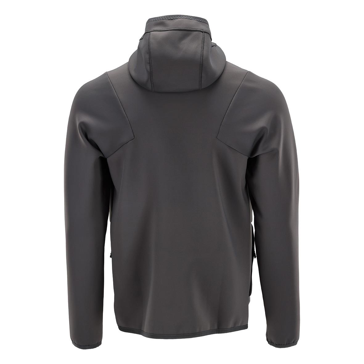 Mörkgrå fleecejacka med huva från Mascot i storlek 2XL