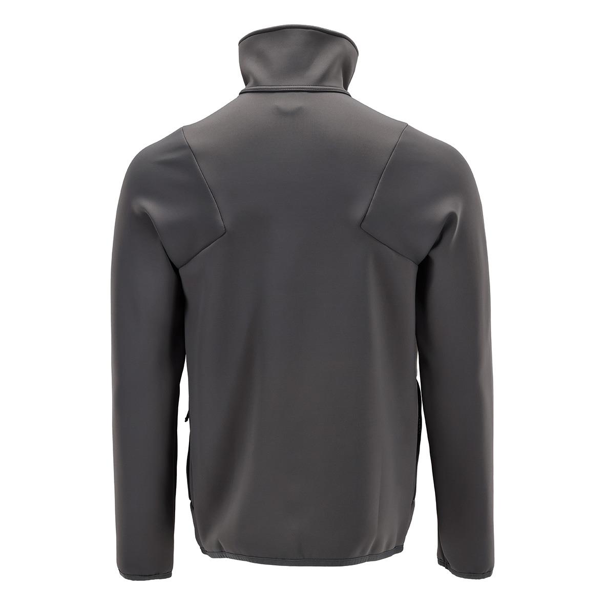 Stengrå fleecejacka i storlek XS med hög krage