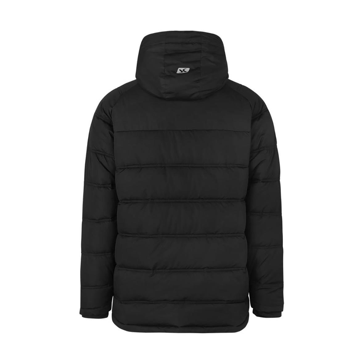 Vinterjacka Geyser svart S med huva och quiltad design