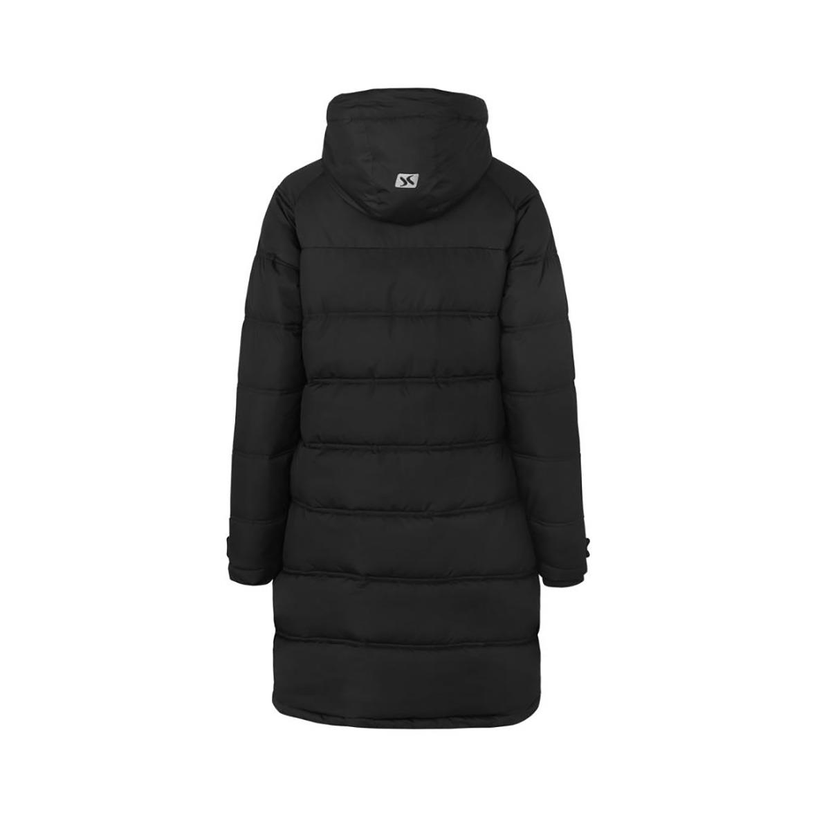 Svart vinterjacka Geyser Dam Svart 3XL med huva och quiltad design