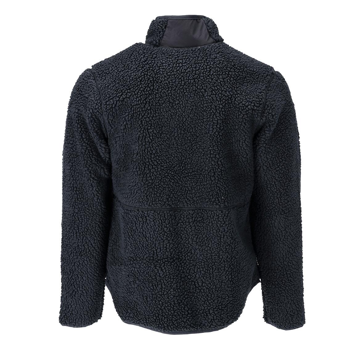 Mörk marin fiberpälsjacka Mascot 22303-682 Helzip XS sett bakifrån