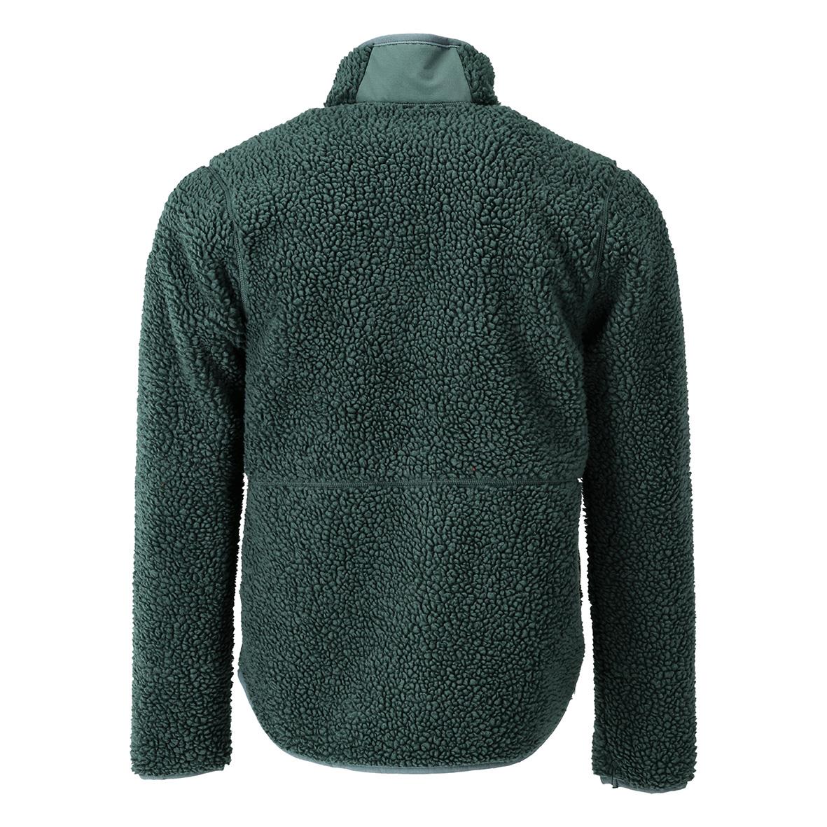 Grön fiberpälsjacka Mascot 22303-682 Helzip Skogsgrön S sett bakifrån