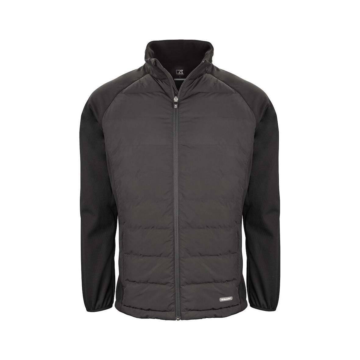 Svart Jacka Cutter & Buck Oak Harbor M med dragkedja och hög krage