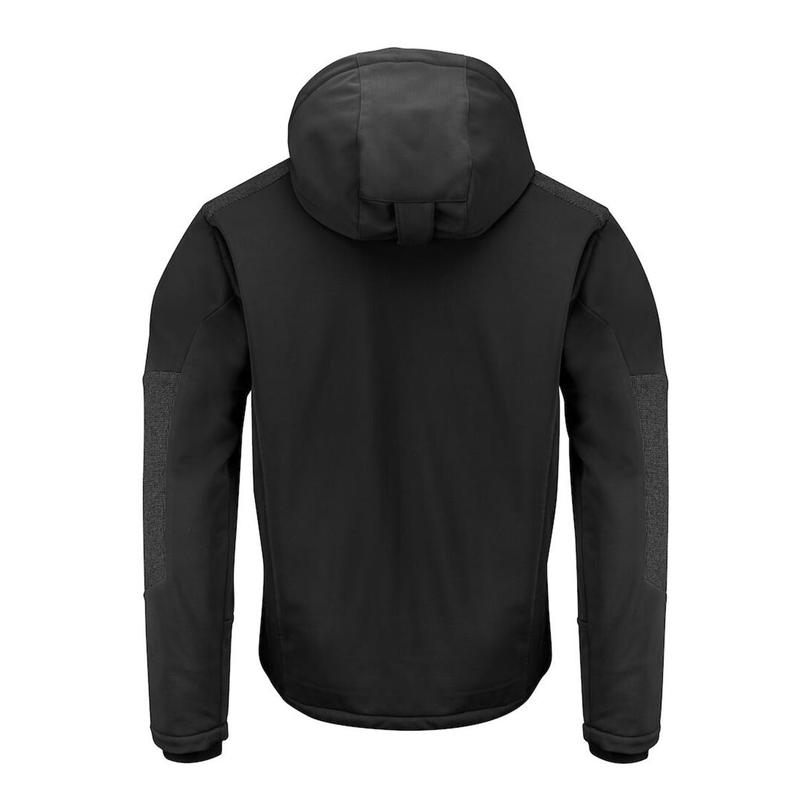 Svart fodrad funktionsjacka Projob 3417 i storlek XS sett bakifrån