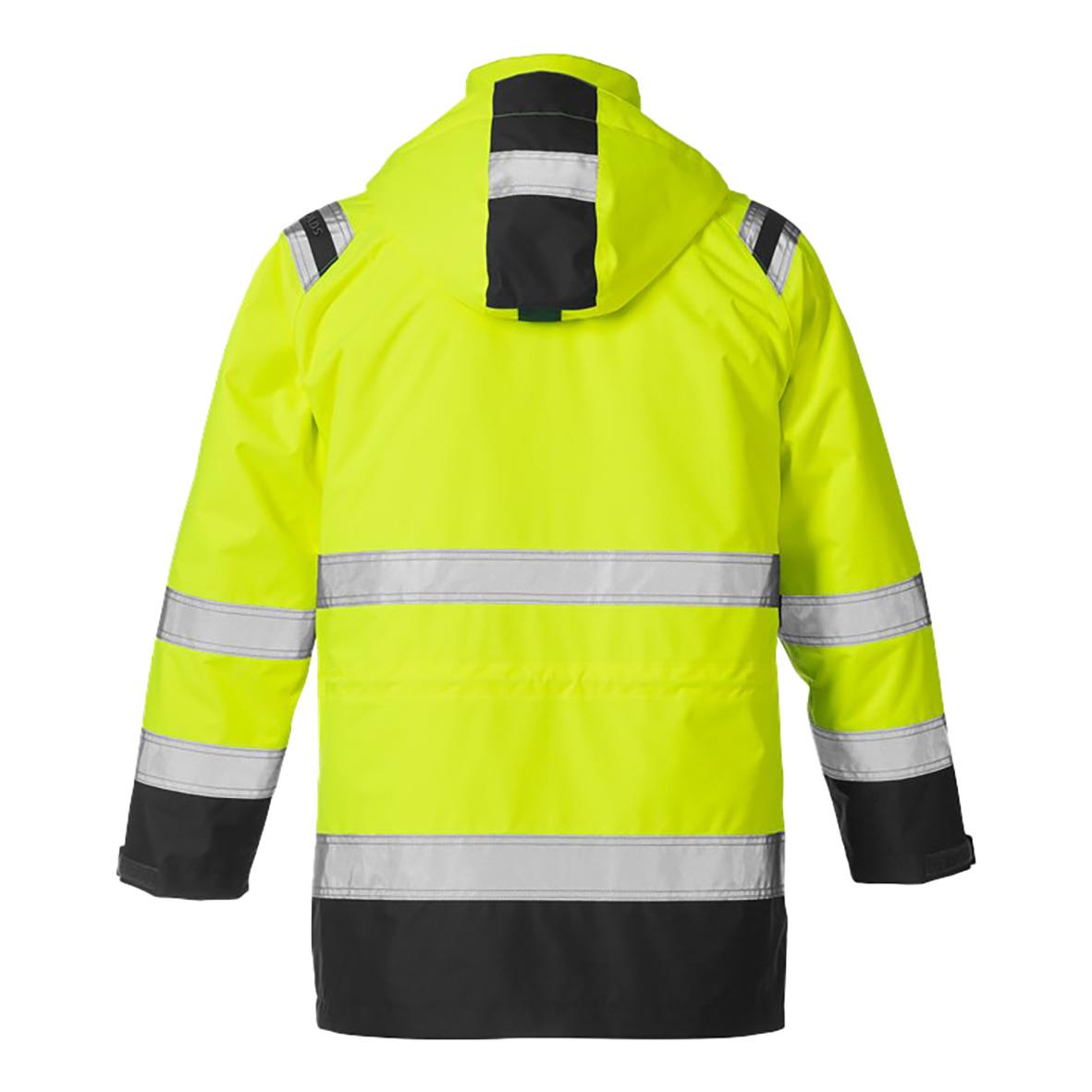 Parkas Fristads 4036 Airtech 3-I-1 Varselgul/Svart XS med reflexband och huva
