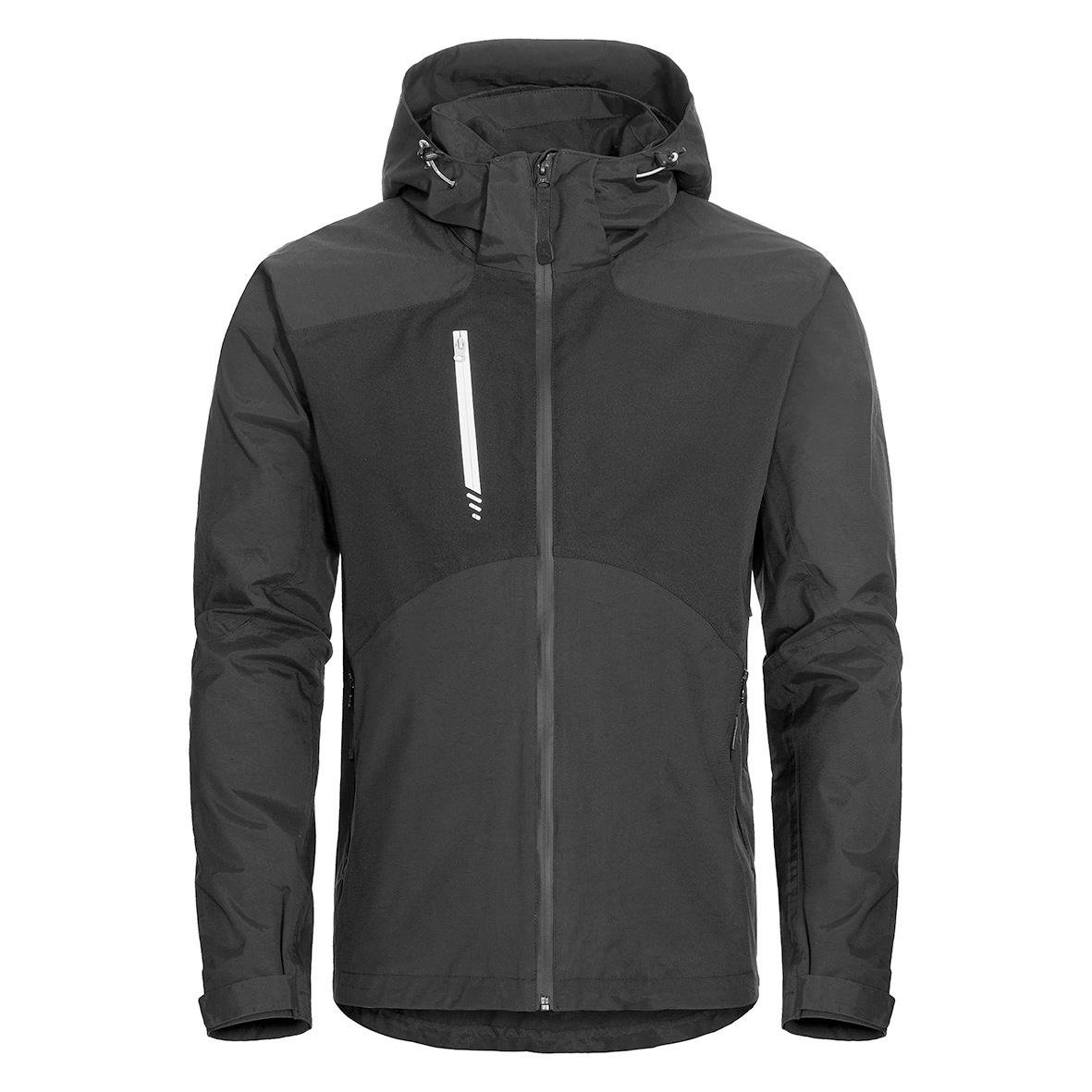 Svart skaljacka Matterhorn 1000773 Lowe med huva och dragkedja