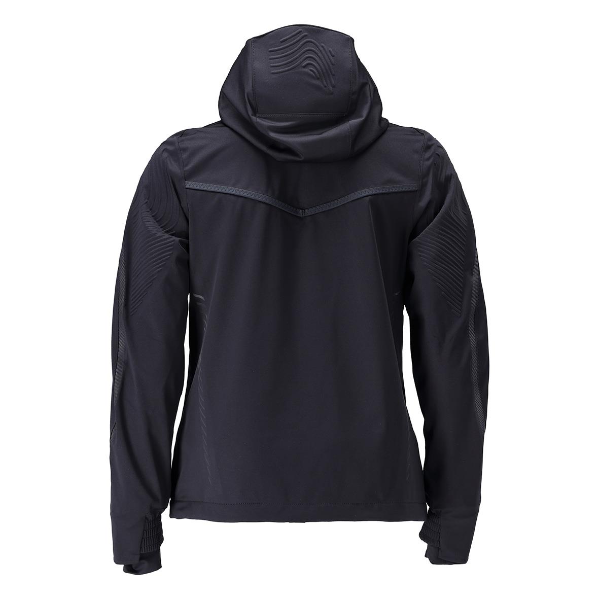 Mörk marin skaljacka för dam, modell Mascot 22011-657, storlek XS, sett bakifrån