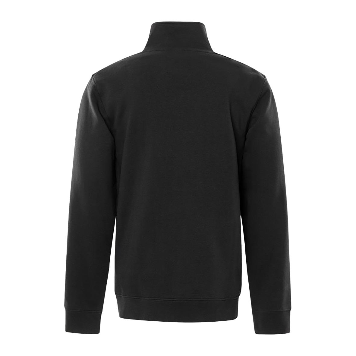 Svart sweatshirtjacka Fristads 1733 SWB i storlek 4XL sett bakifrån