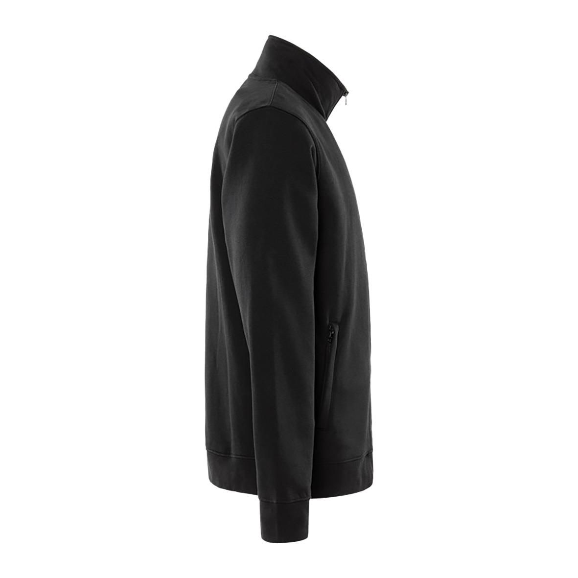 Svart sweatshirtjacka Fristads 1733 SWB i storlek 4XL