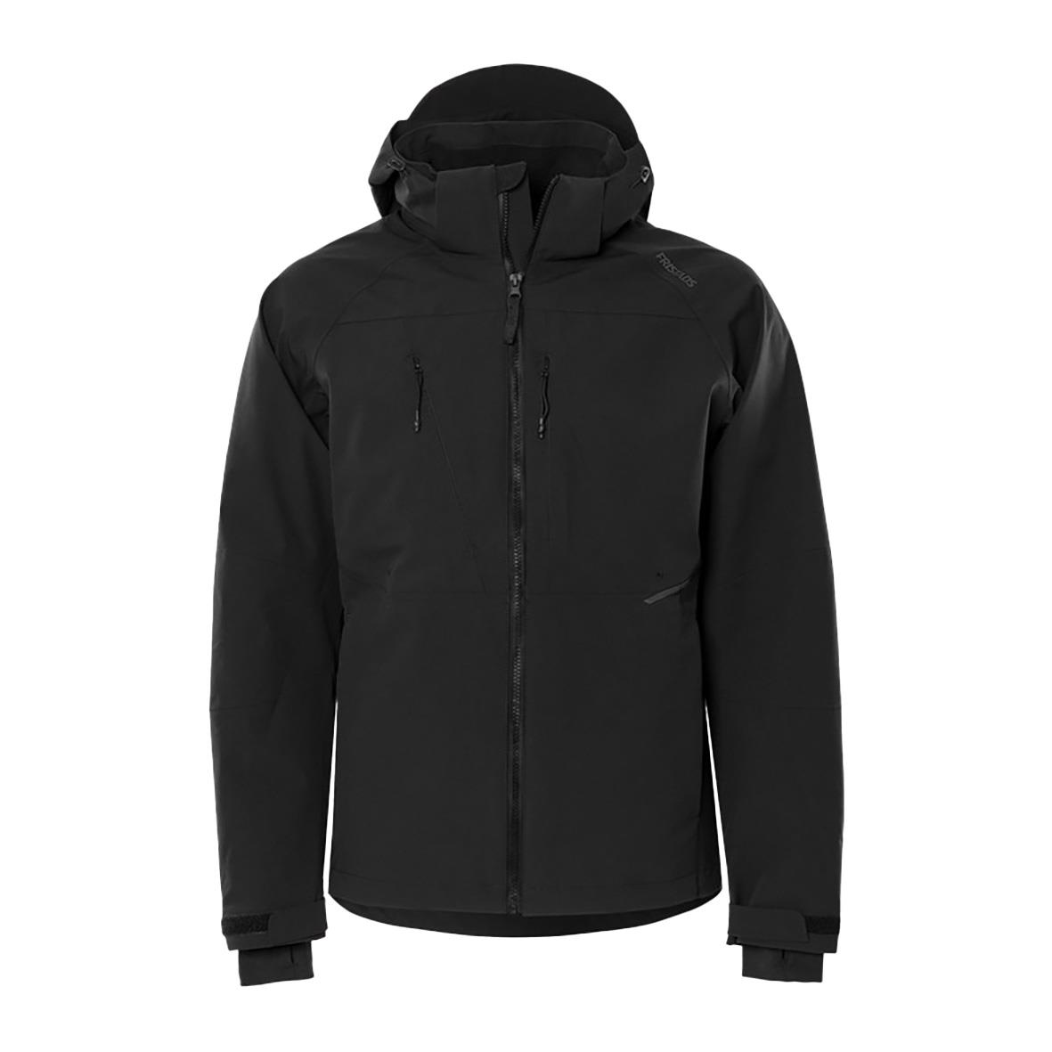 Svart skaljacka Fristads 4881 GLS Stretch XS med huva och dragkedja