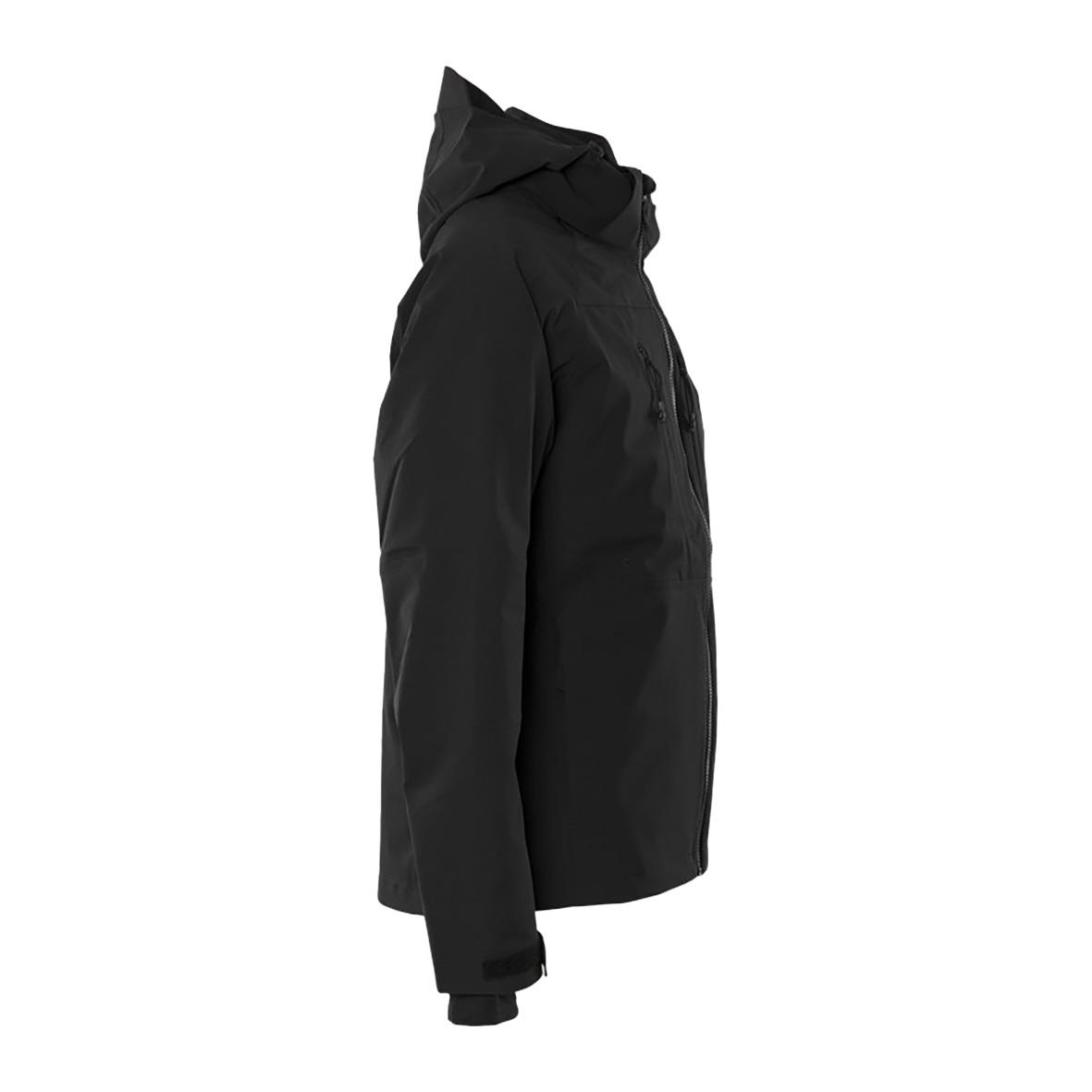 Svart skaljacka Fristads 4881 GLS Stretch XS visad från sidan
