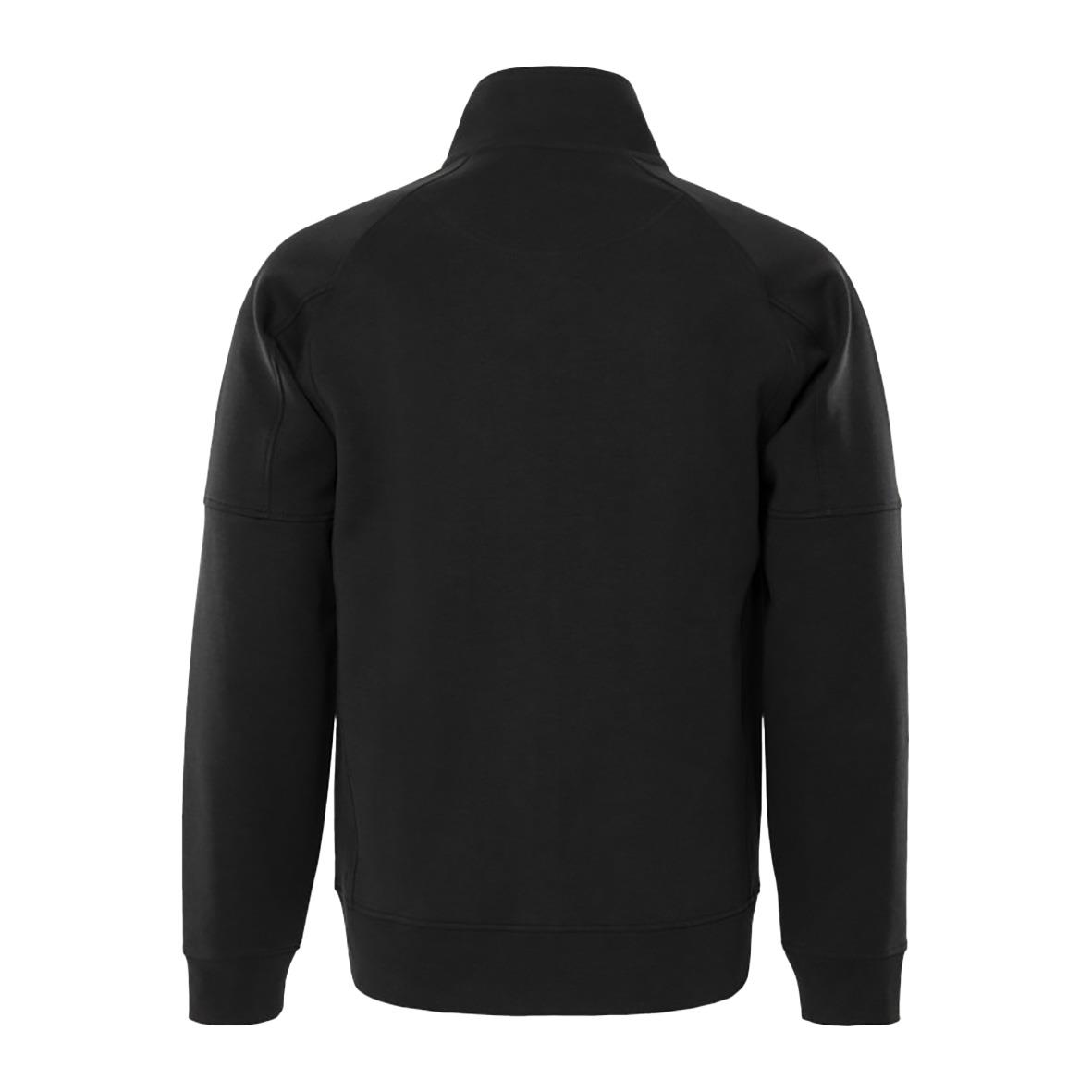 Svart sweatshirt från Fristads 7830 GKI i storlek XS, bakifrån