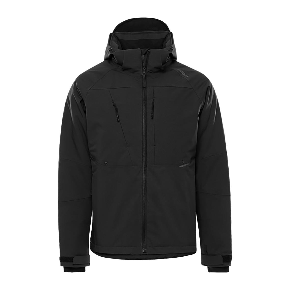 Svart vinterjacka Fristads 4883 GLS Stretch XS med huva och dragkedja