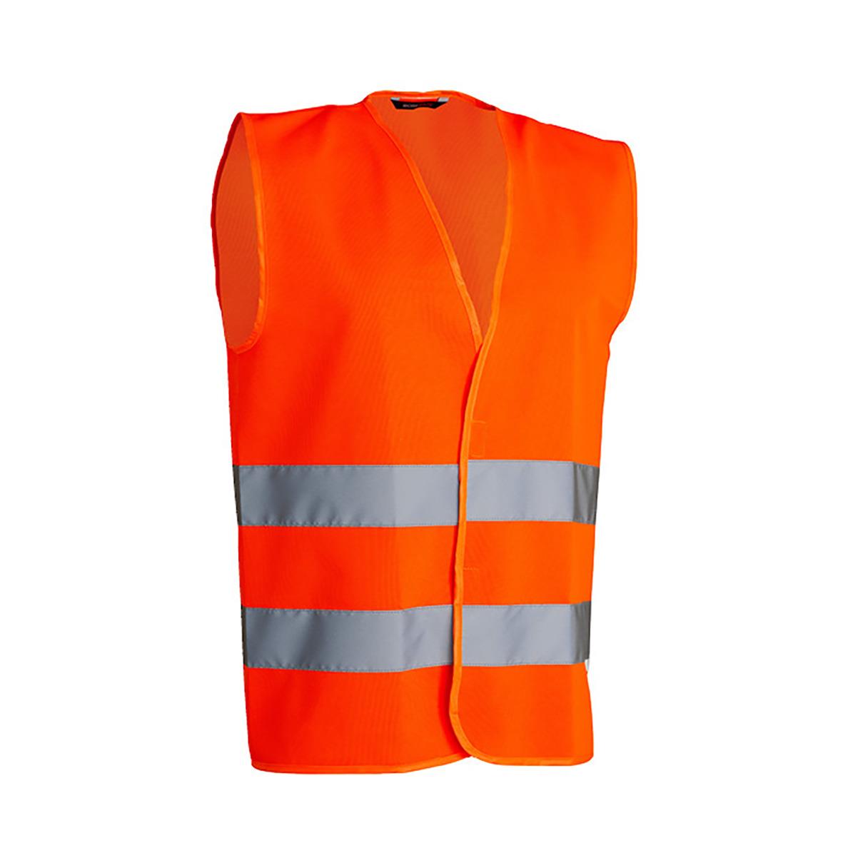Varselväst i klass 2 i orange med reflekterande band, storlek 2XL/3XL
