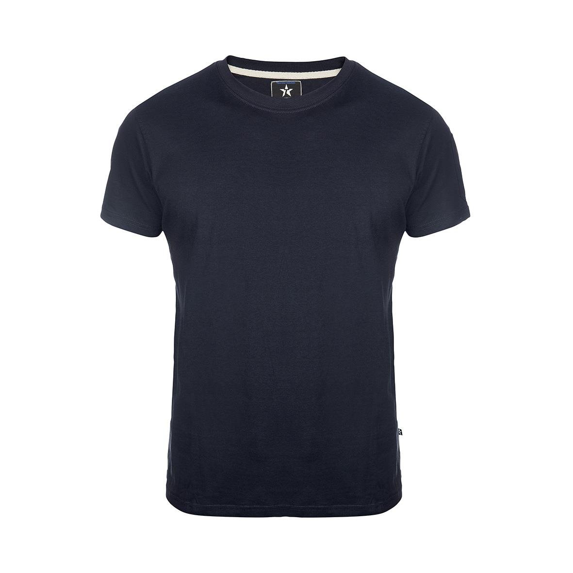 Marinblå T-shirt Texstar TS13 för herr i storlek L