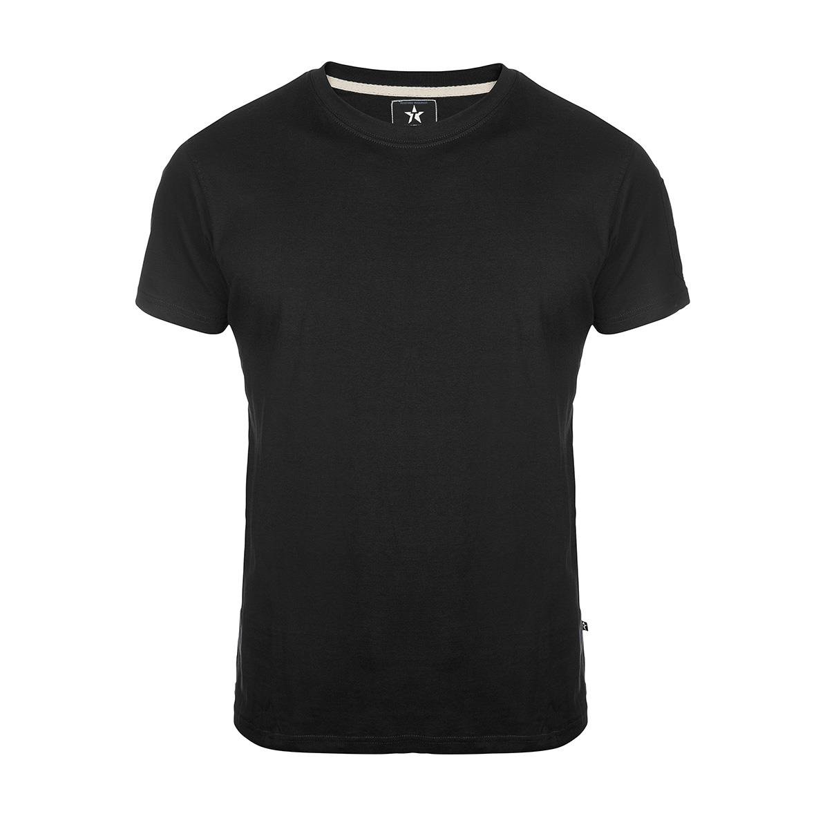 Svart T-shirt Texstar TS13 i storlek XXS