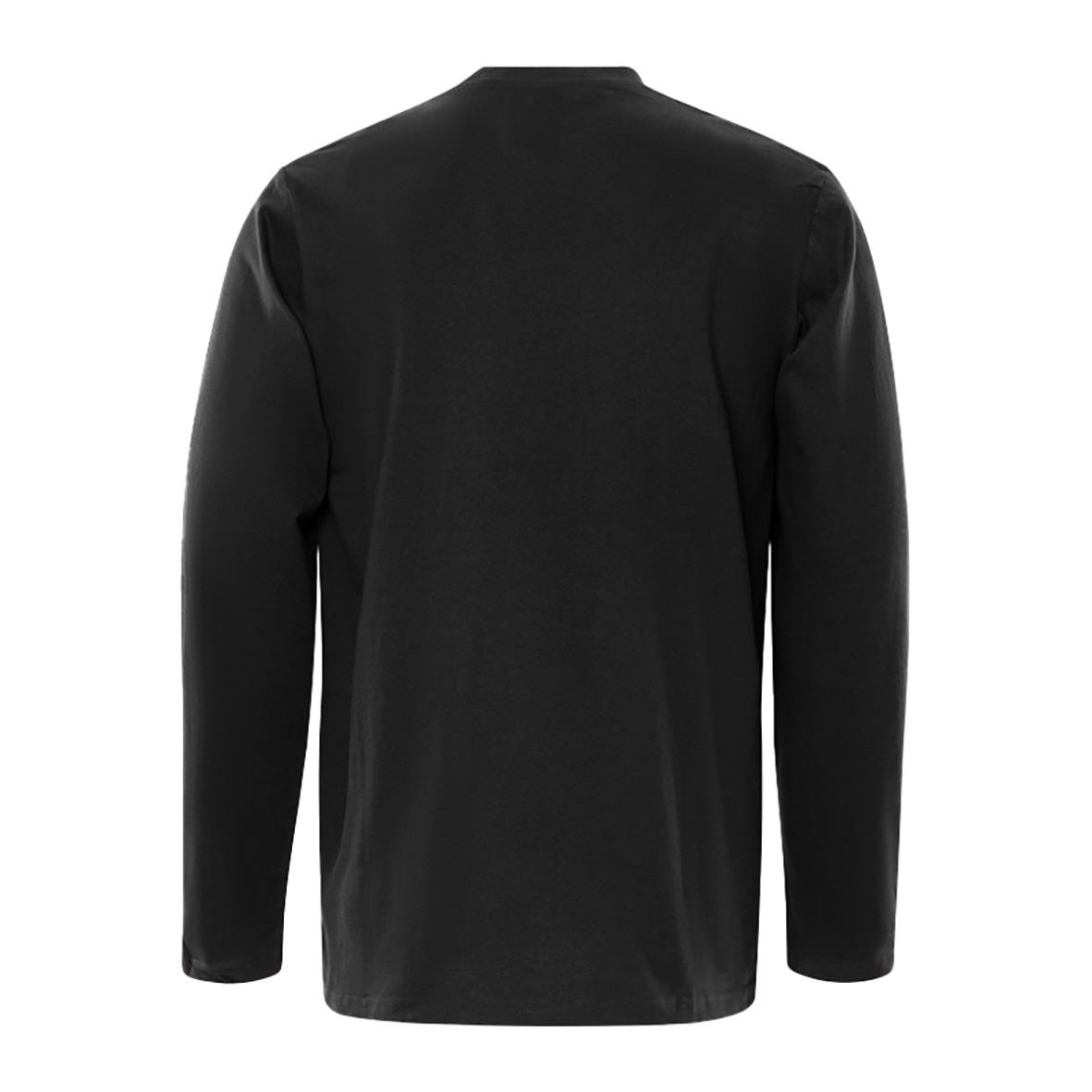 Svart långärmad T-shirt från Fristads 1914 HSJ i storlek S