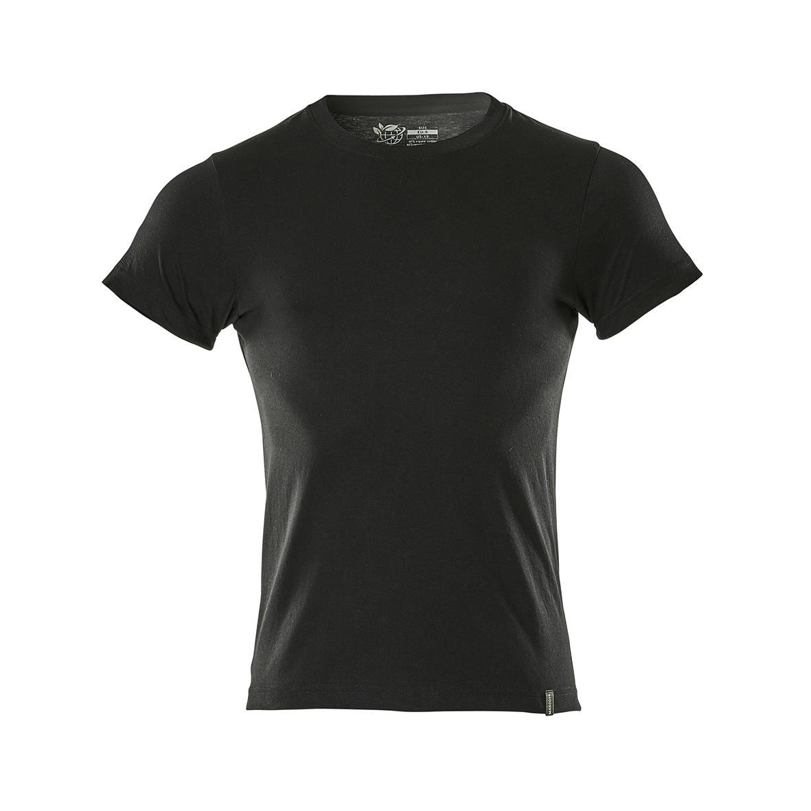 Svart T-shirt i storlek XL utan mönster eller logga