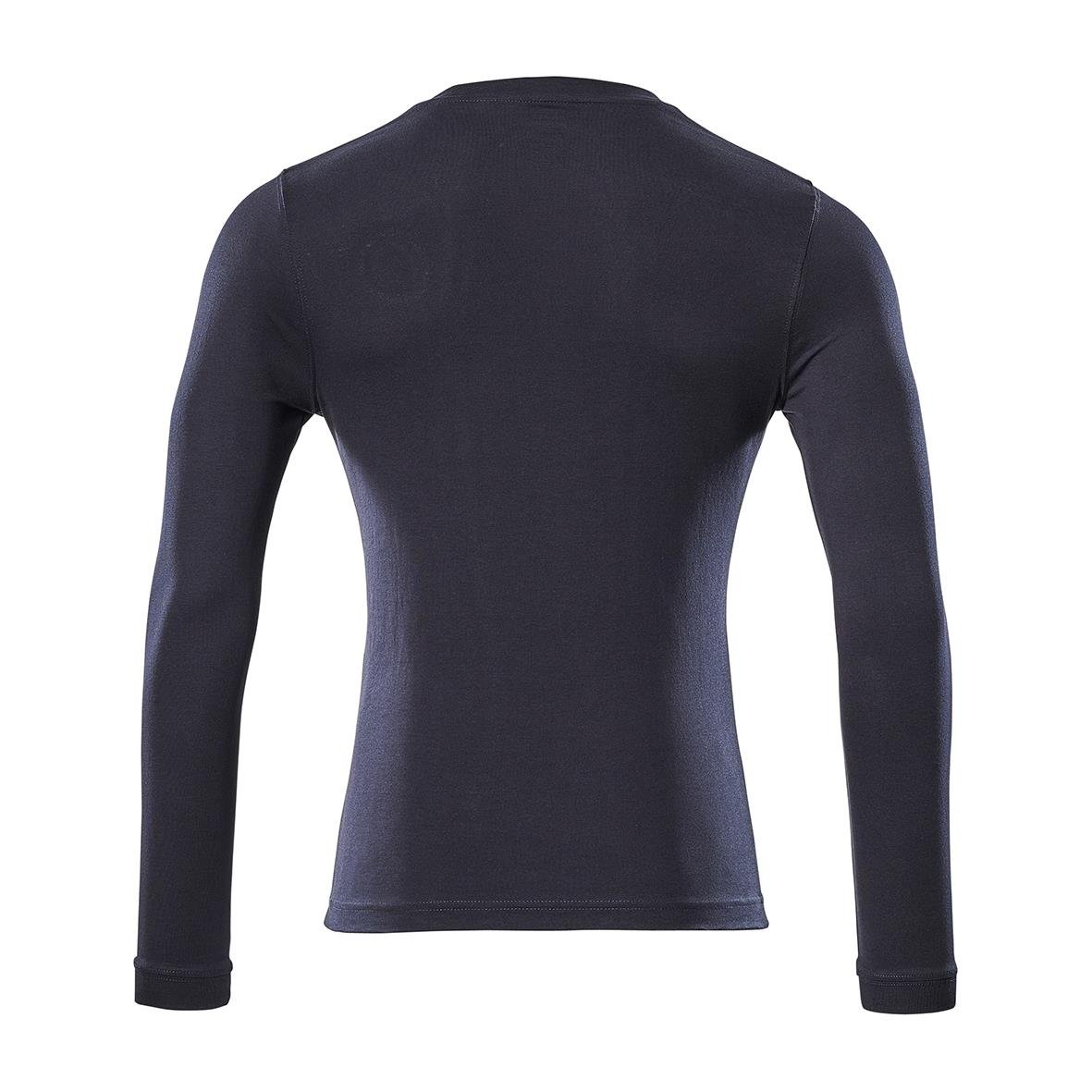 Mörk marin långärmad T-shirt för herr i storlek M