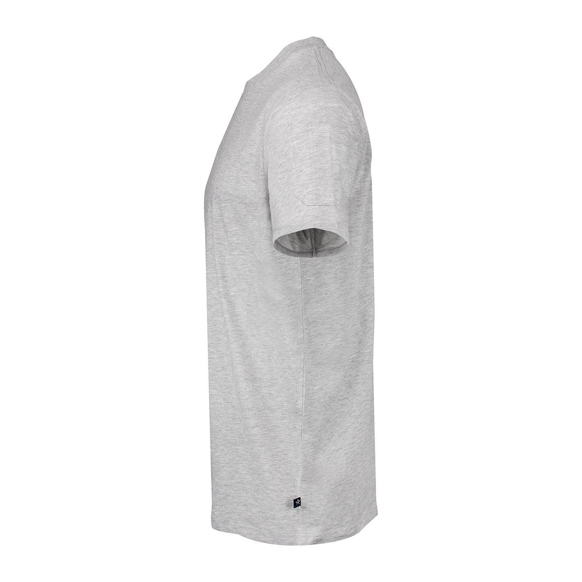 Ljusgrå T-shirt Texstar TS13 i storlek XXS, sett från sidan