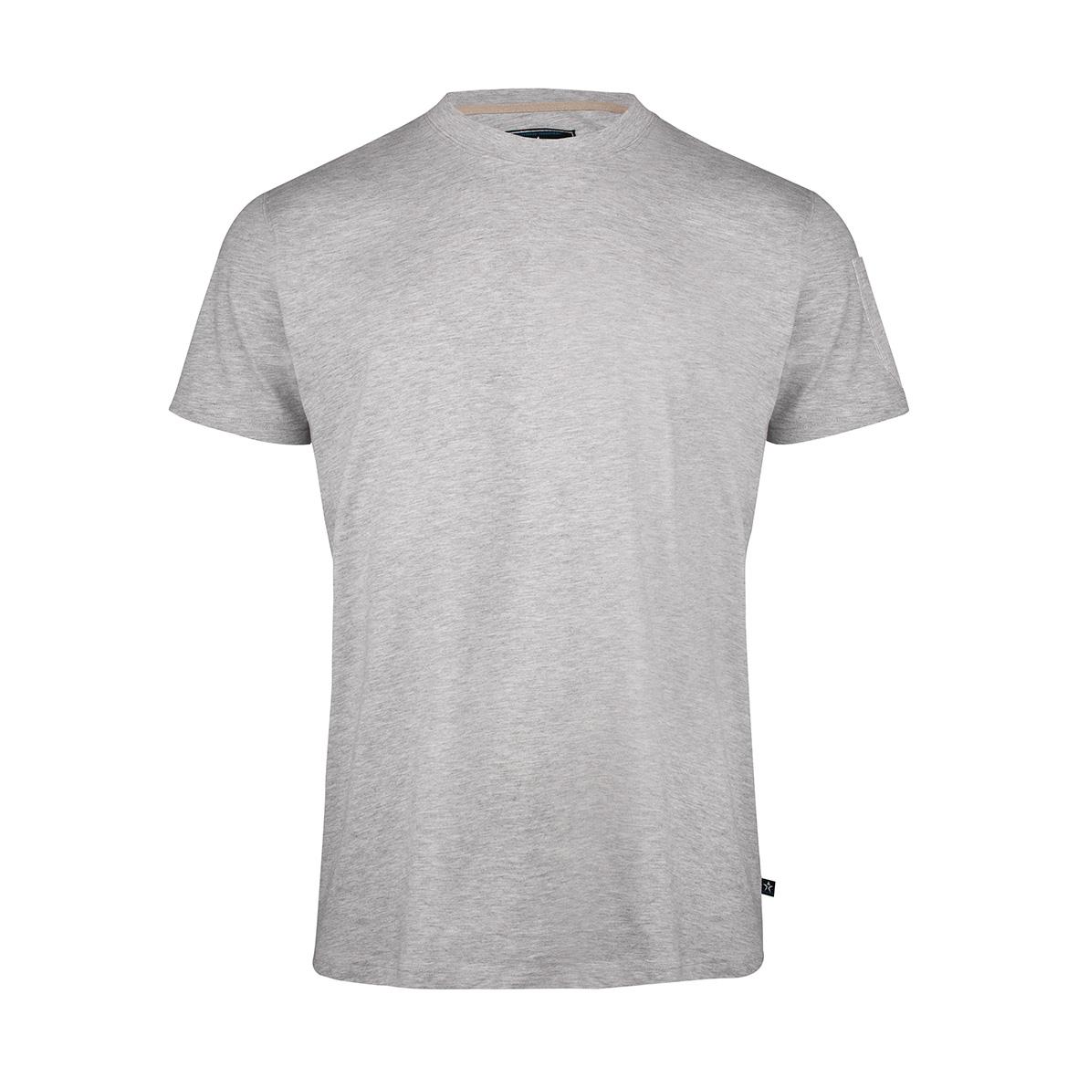 Ljusgrå T-shirt Texstar TS13 i storlek S